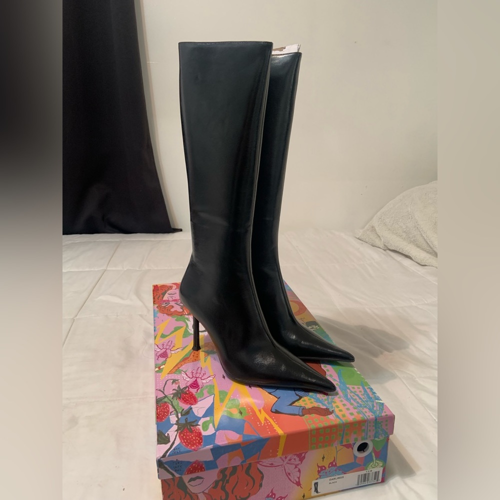 Jeffrey Campbell Darling Black Boots